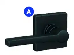 RONA Passage lever, black finish offer