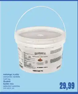 Wholesale Club MÉLANGE À PÂTE, 3,63 KG offer