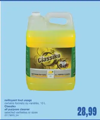 Wholesale Club NETTOYANT TOUT USAGE, 10 L offer