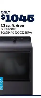 RONA 7.3 cu. ft. dryer offer
