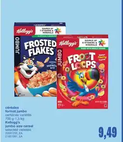 Wholesale Club CÉRÉALES FORMAT JUMBO, 700 g-1,5 kg offer