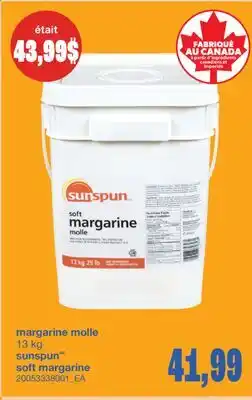 Wholesale Club MARGARINE MOLLE 13 KG SUNSPUNMC offer