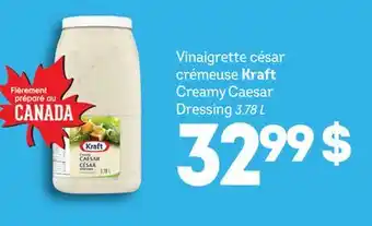 Wholesale Club VINAIGRETTE CÉSAR CRÉMEUSE, 3.78 L offer