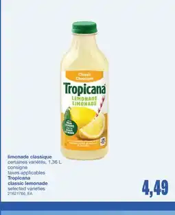 Wholesale Club LIMONADE CLASSIQUE, 1,36 L offer