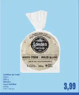 Wholesale Club TORTILLAS DE MAÏS, 896 G offer