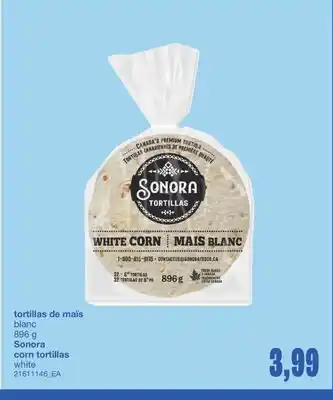 Wholesale Club TORTILLAS DE MAÏS, 896 G offer