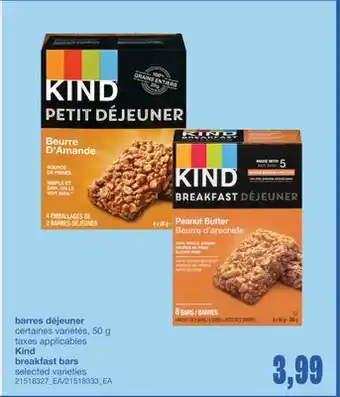 Wholesale Club BARRES DÉJEUNER, 50 G offer