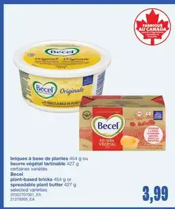 Wholesale Club BRIQUES À BASE DE PLANTES 454 G OU BEURRE VÉGÉTAL TARTINABLE 427 G offer