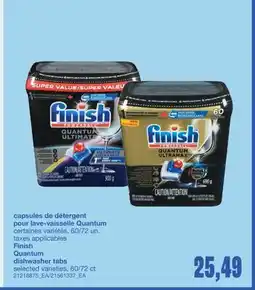 Wholesale Club CAPSULES DE DÉTERGENT POUR LAVE-VAISSELLE QUANTUM, 60/72un offer