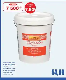 Wholesale Club SAUCE DE SOJA CHEF'S SELECT 18,9 L offer