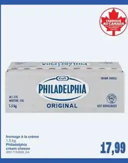 Wholesale Club FROMAGE À LA CRÈME, 1,5 KG offer