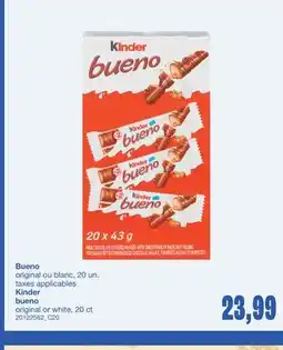 Wholesale Club BUENO, 20 UN offer