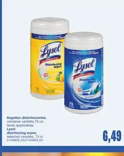 Wholesale Club LINGETTES DÉSINFECTANTES, 75 UN offer