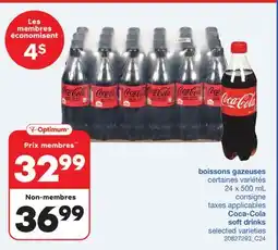 Wholesale Club BOISSONS GAZEUSES, 24 x 500 mL offer