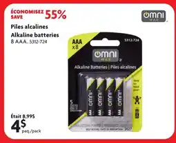 Home Hardware Piles alcalines Alkaline batteries offer