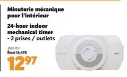 Home Hardware 24-hour indoor mechanical timer - 2 prises offer