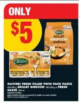 No Frills OLIVIERI FRESH FILLED TWIN PACK PASTA offer