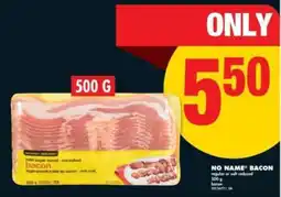 No Frills NO NAME BACON offer