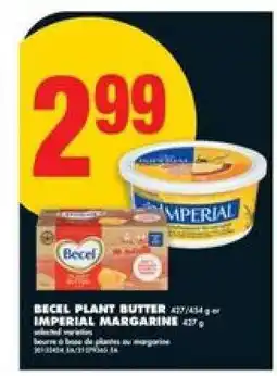 No Frills BECEL PLANT BUTTER / IMPERIAL MARGARINE offer