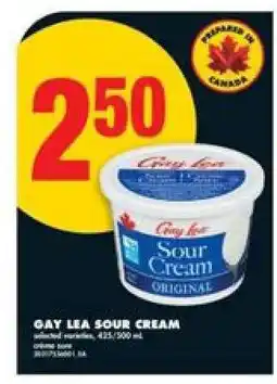No Frills GAY LEA SOUR CREAM offer