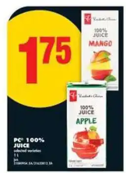 No Frills PC 100% JUICE offer