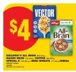 No Frills Kellogg's Cereal offer