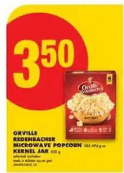 No Frills ORVILLE REDENBACHER MICROWAVE POPCORN KERNEL JAR offer