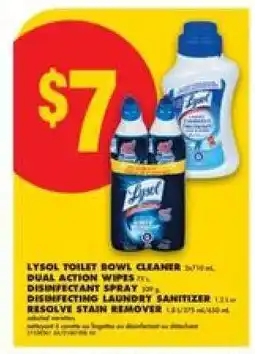 No Frills Lysol cleaning products offer