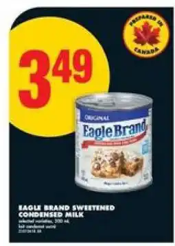 No Frills Eagle Brand Sweetened Condensed Milk offer