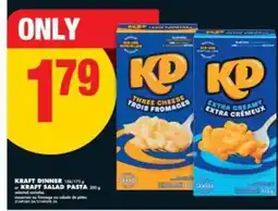 No Frills KRAFT DINNER or KRAFT SALAD PASTA offer