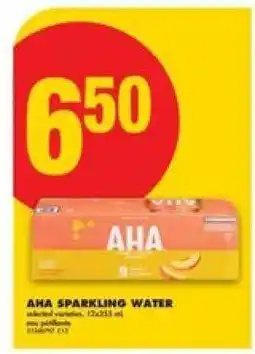 No Frills AHA SPARKLING WATER offer