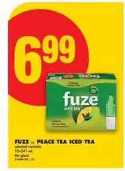 No Frills Fuze or Peace Tea Iced Tea offer