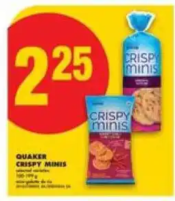 No Frills Quaker Crispy Minis offer