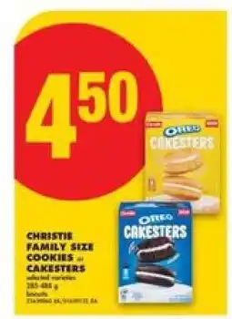 No Frills Christie Family Size Cookies or Cakesters offer
