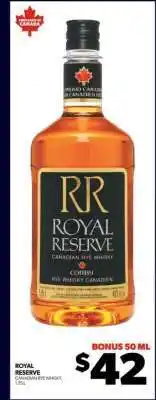 Real Canadian Liquorstore Royal Reserve offer