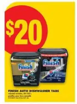 No Frills FINISH AUTO DISHWASHER TABS offer