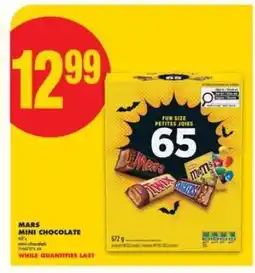 No Frills MARS MINI CHOCOLATE offer