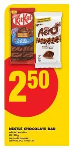 No Frills NESTLÉ CHOCOLATE BAR offer