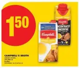 No Frills CAMPBELL’S BROTH offer