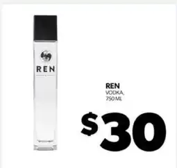 Real Canadian Liquorstore REN Vodka offer