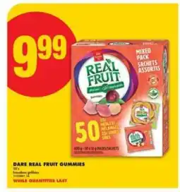 No Frills DARE REAL FRUIT GUMMIES offer