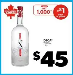 Real Canadian Liquorstore DECA Vodka offer