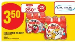 No Frills iÖGO nano yogurt offer