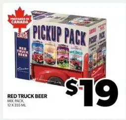 Real Canadian Liquorstore Red Truck Beer offer