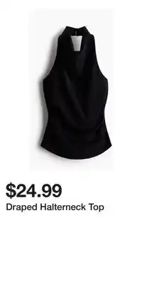 H&M Draped Halterneck Top offer