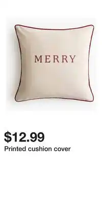 H&M Printed cushion cover offer