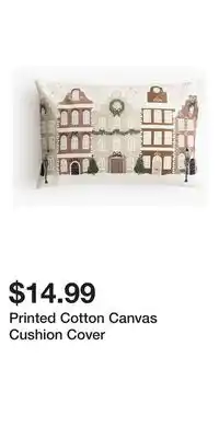H&M Printed Cotton Canvas Cushion Cover offer