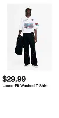 H&M Loose-Fit Washed T-Shirt offer