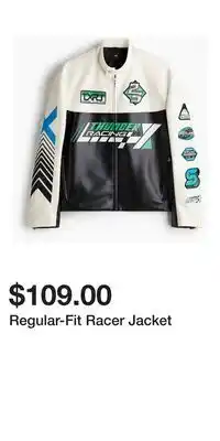 H&M Regular-Fit Racer Jacket offer