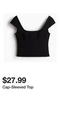 H&M Cap-Sleeved Top offer